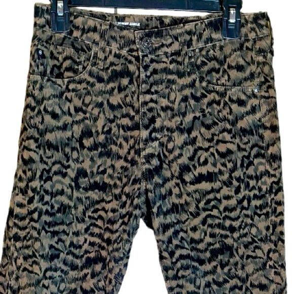 AG Adriano Goldschmied The Farrah Skinny Ankle High Rise Animal Print Size 29 📦 - Picture 4 of 11